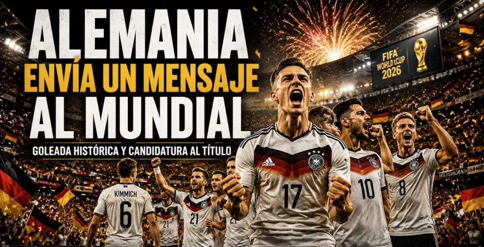 Alemania Envía un Mensaje al Mundial con Goleada Histórica