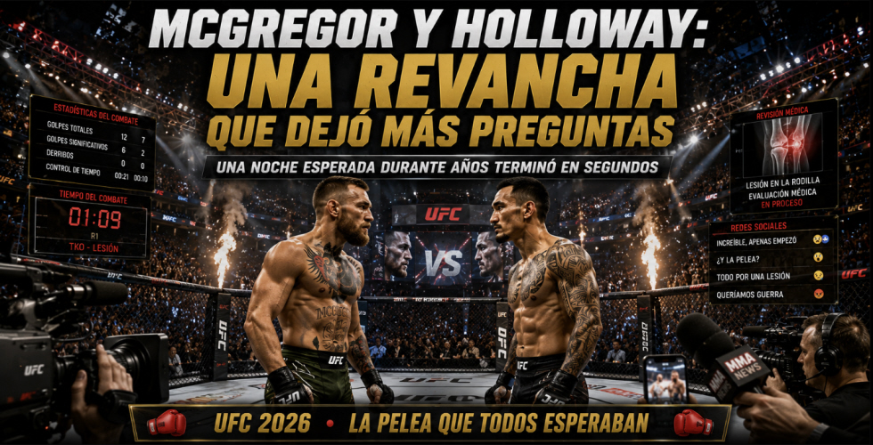 McGregor Y Holloway: Cuando La Pelea Terminó Antes De Empezar