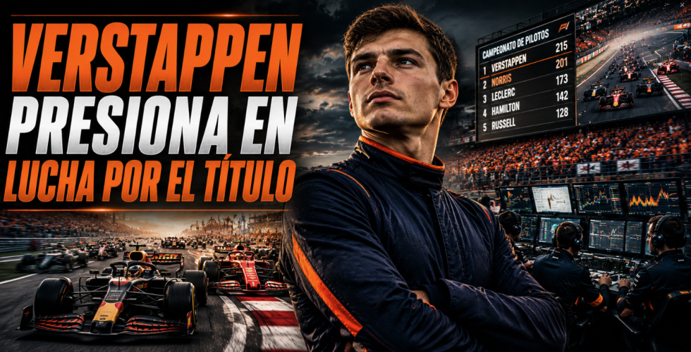 Verstappen Presiona en Lucha por el Título